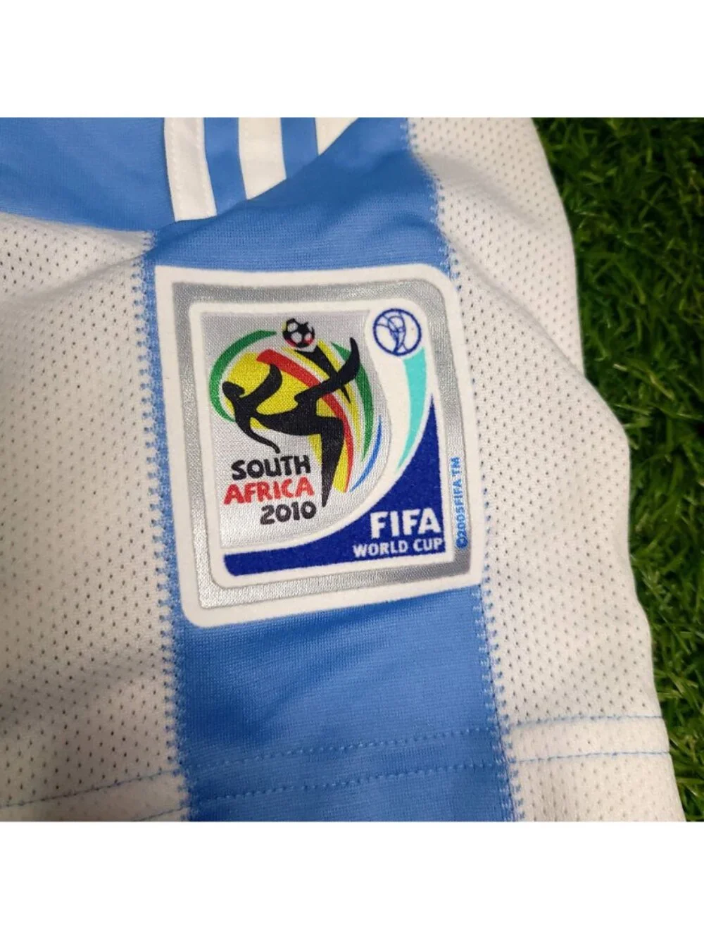 Messi Argentina 2010 WORLD CUP Soccer Jersey BNWT L SKU# P47066